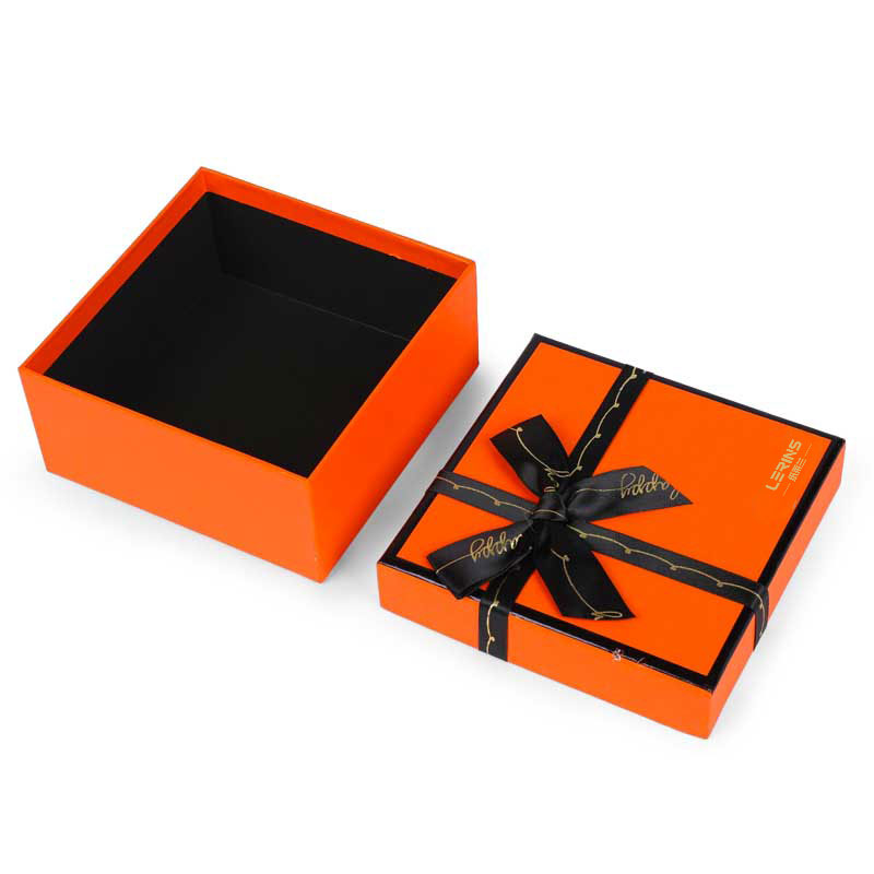 Caja de envasado de la ropa de arco de naranja Caja de envasado de la ropa de arco de naranja