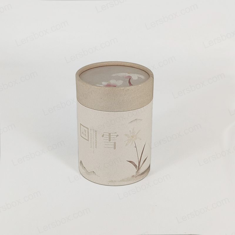 Caja de tubo de papel versátil para recintos seguros, marca personalizada y soluciones de empaque sostenibles HT004