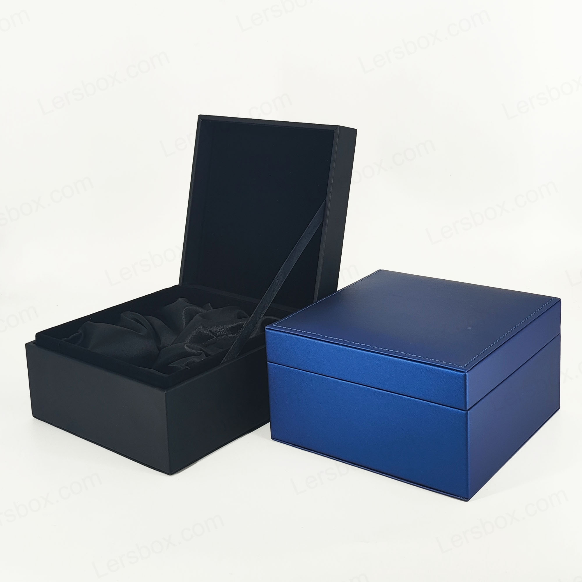 Caja de cuero PU para elegantes soluciones de envasado y envío seguro para productos premium PU001