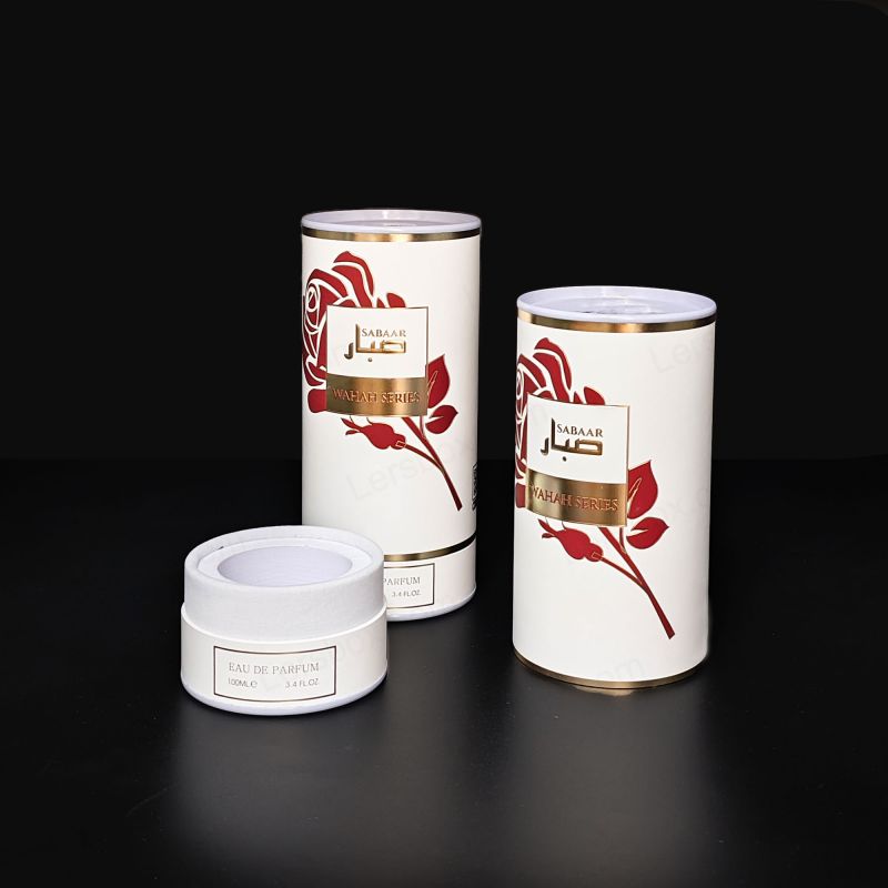 Cajas de tubos de papel duraderas con diseños personalizados para una elegante presentación minorista y soluciones de envío seguras HT002
