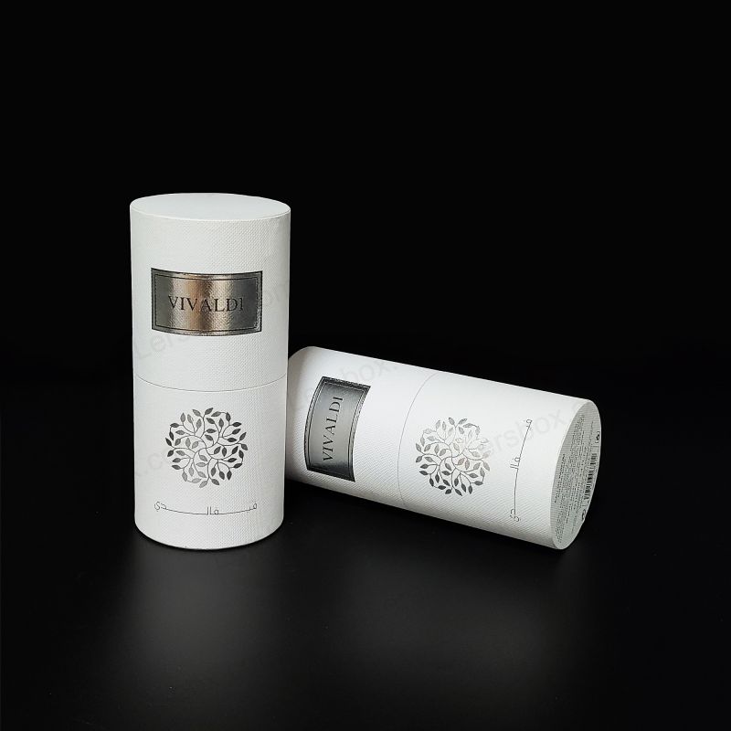 Cajas de tubo de papel plegables para almacenamiento eficiente y elegantes opciones de envasado de productos HT003