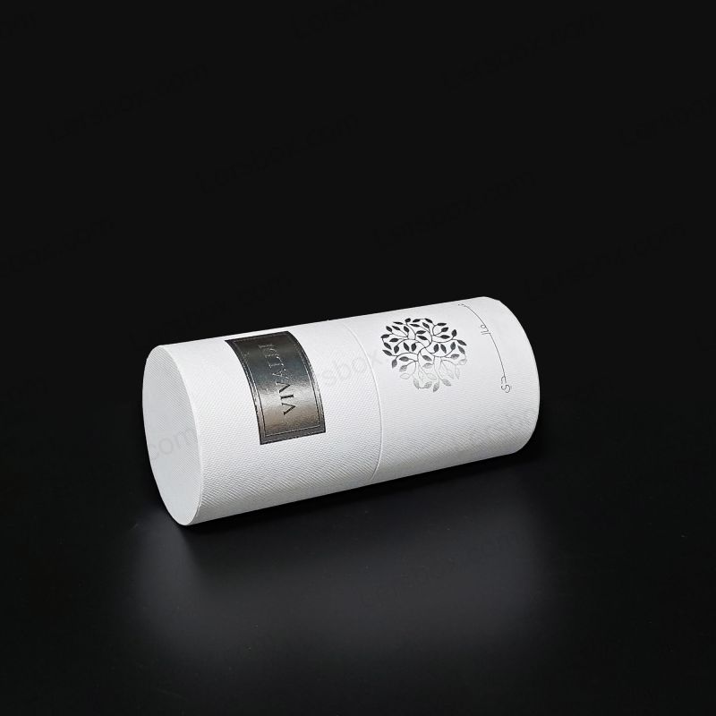 Cajas de tubo de papel plegables para almacenamiento eficiente y elegantes opciones de envasado de productos HT003