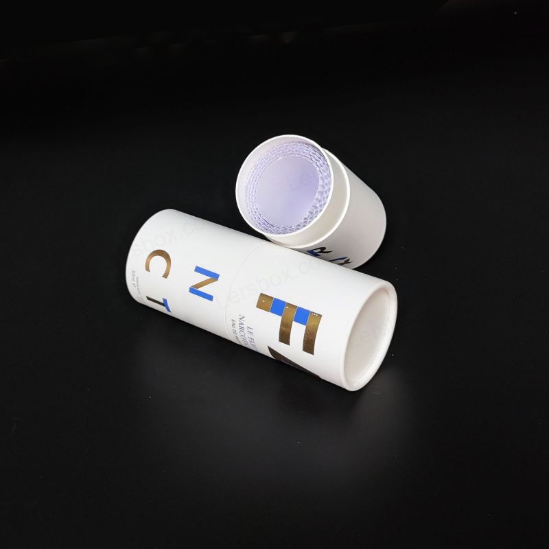 Cajas de tubo de papel plegables para almacenamiento eficiente y elegantes opciones de envasado de productos HT003