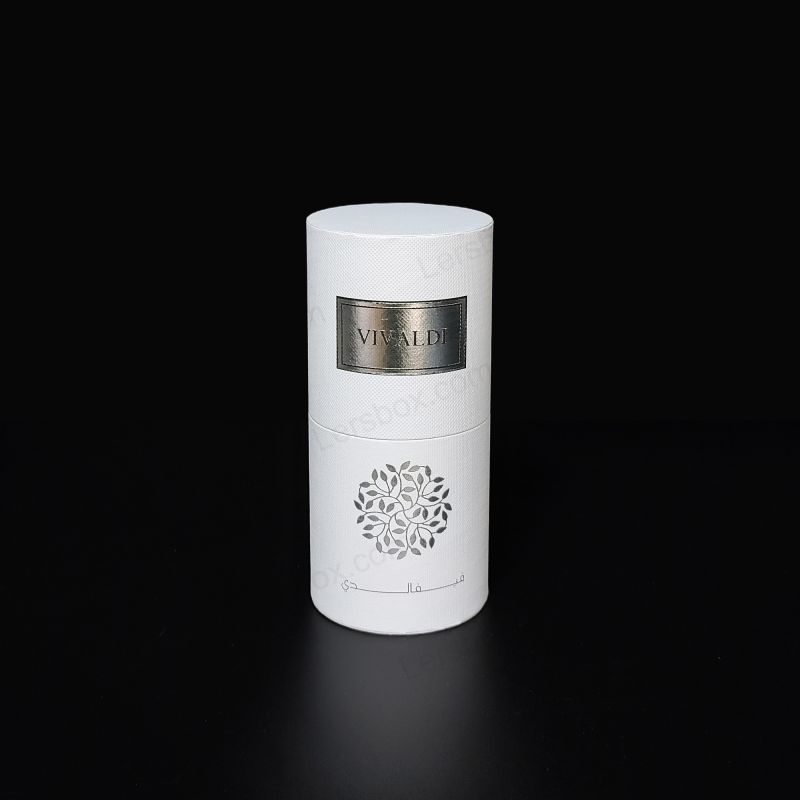 Cajas de tubo de papel plegables para almacenamiento eficiente y elegantes opciones de envasado de productos HT003