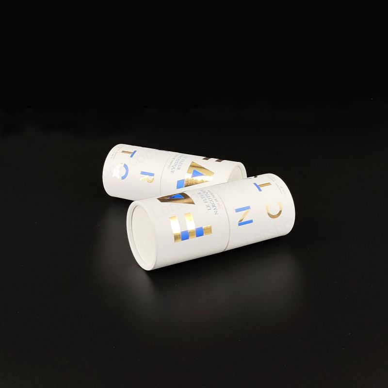 Cajas de tubo de papel plegables para almacenamiento eficiente y elegantes opciones de envasado de productos HT003