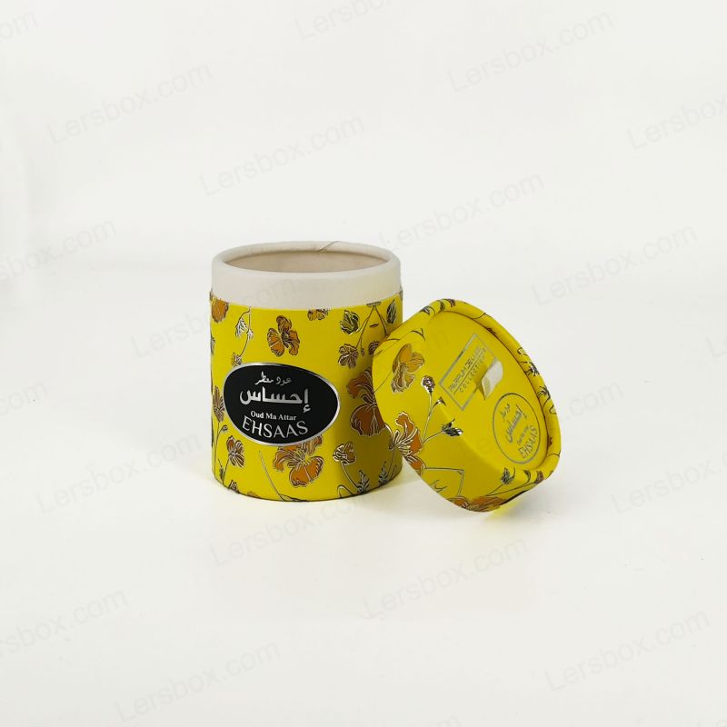 Cajas de tubo de papel resistentes y reciclables para una entrega segura y pantallas minoristas llamativas HT007