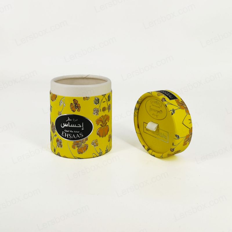 Cajas de tubo de papel resistentes y reciclables para una entrega segura y pantallas minoristas llamativas HT007