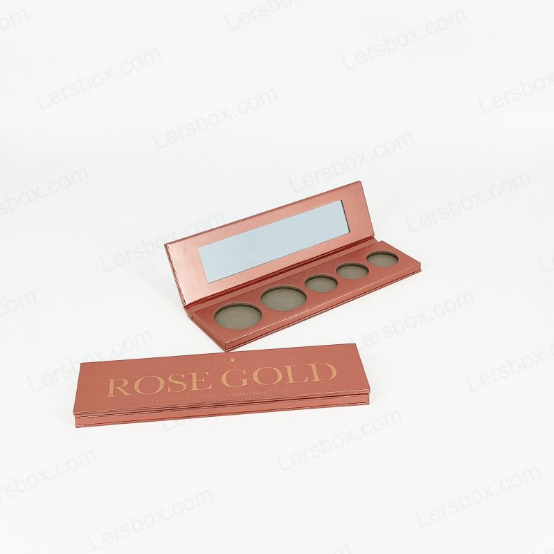 Paleta de sombra de ojos magnética personalizable maquillaje de ojos de alta calidad con tono de piel oscura PS Mirror Pigmentos Paleta de belleza vacía 004