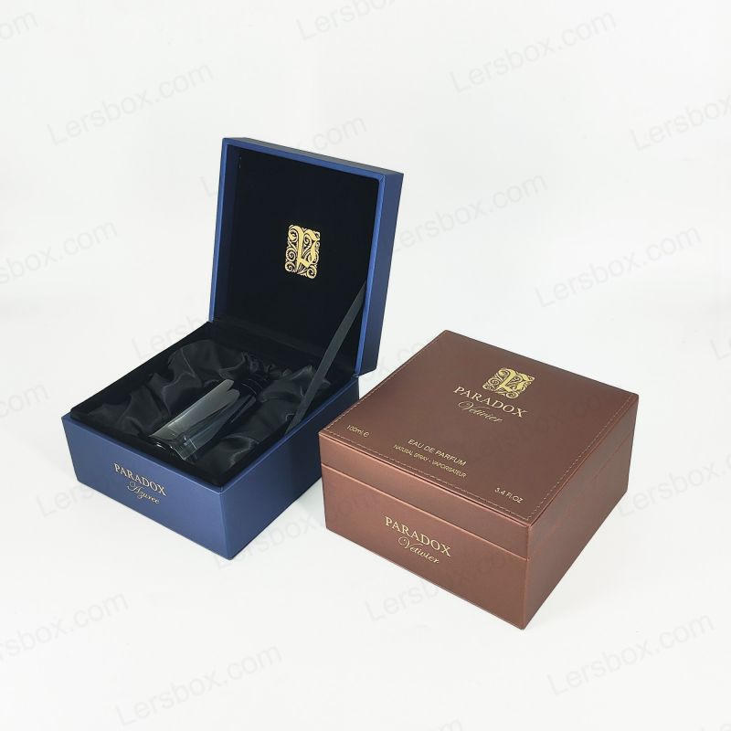 Cajas de cuero PU duraderas y elegantes con diseños personalizados para necesidades minoristas, de regalo y almacenamiento PU002