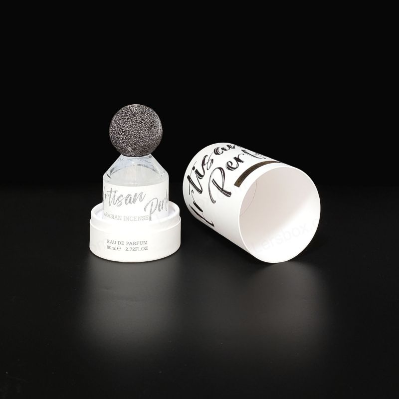 Cajas de tubo de papel impresas para productos de lujo, ideales para soluciones de envío y envasado minorista HT008