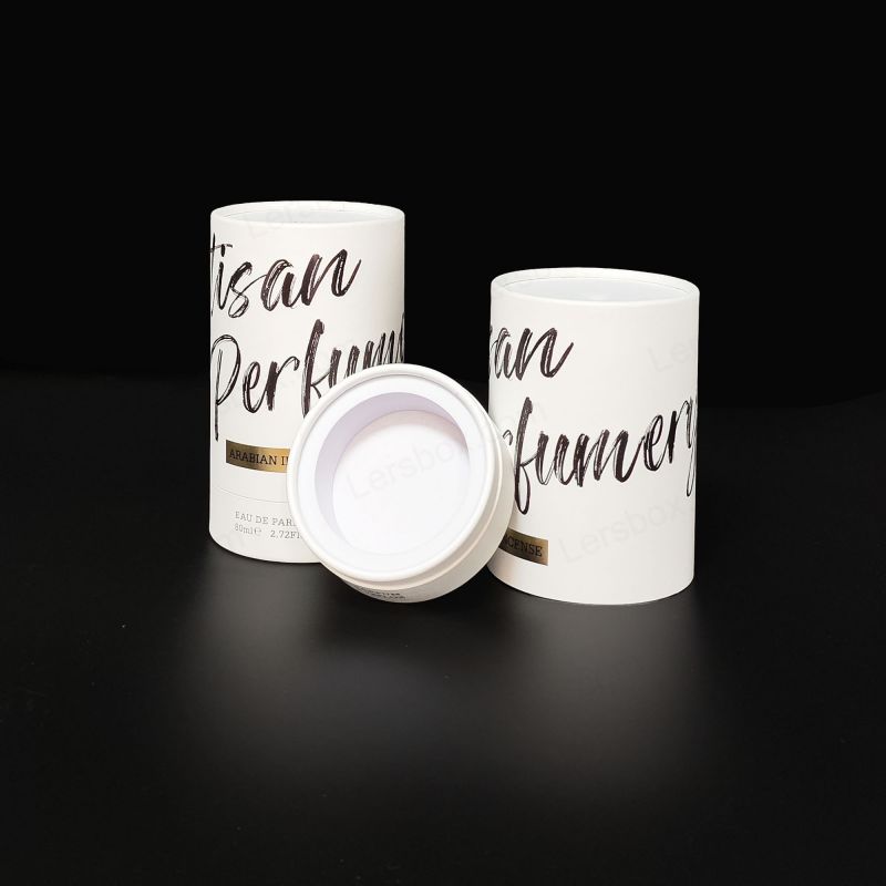 Cajas de tubo de papel impresas para productos de lujo, ideales para soluciones de envío y envasado minorista HT008