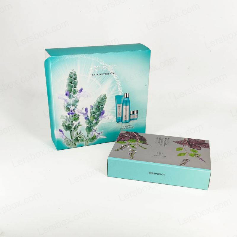 Cajas de final de papel plegable para almacenamiento eficiente y elegantes soluciones de envasado de productos PTE003