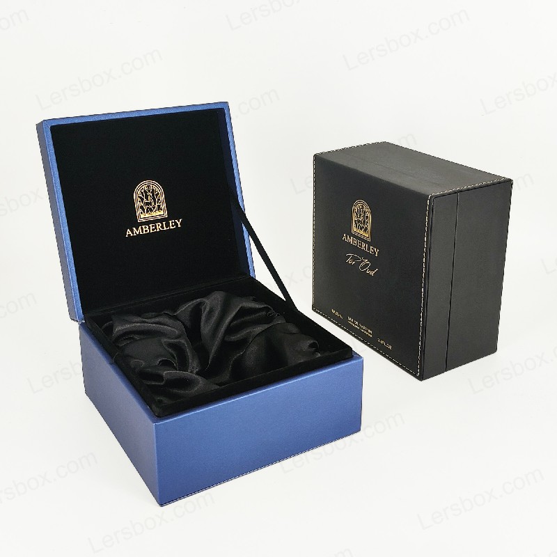 Caja de cuero PU para elegantes soluciones de envasado y envío seguro para productos premium PU001
