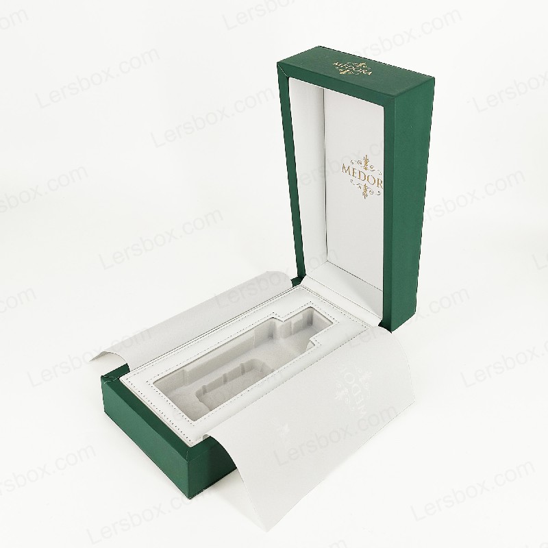 Cajas de cuero PU para envases de lujo, perfectas para regalos, exhibición minorista y almacenamiento PU003