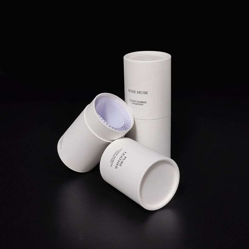 Cajas de tubos de papel para regalos, suscripciones y productos especializados con marca personalizada HT013