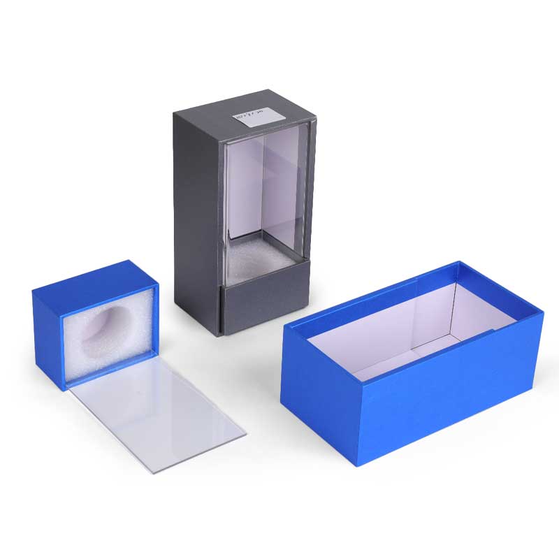 Caja de regalo de perfume acrílico transparente