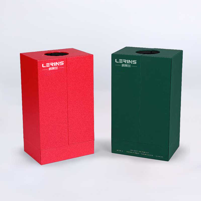 Caja de perfume de levantamiento de papel suave de 120gsm